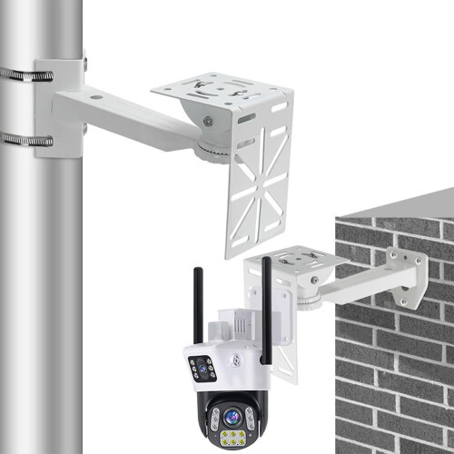 CCTV Camera Wall Mount Bracket External Wall Corner Bracket Outdoor Security Mounting Accessory Metal Hoop Bracket 20 Cm 1