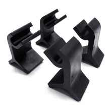 Supports de grille de four modernes portables avec-Noir