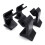 Supports de grille de four modernes portables avec-Noir 1