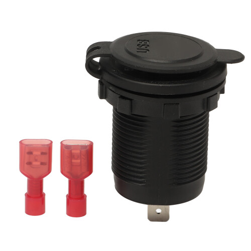 Διπλή πρίζα αυτοκινήτου USB12V, ανθεκτική στη φλόγα, ανθεκτική στη φθορά, αδιάβροχη