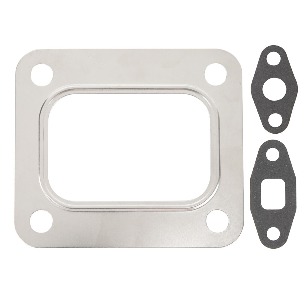 Twin Scroll Gasket Turbocharger Inlet Exhaust Housings Stainless Steel Precision Fit Garrett Turbine Rated To Hp Leak Proof Strong Sealing Anti Rust 9159805533709