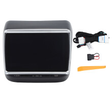 Pantalla de entretenimiento para Tesla, pantalla trasera con sistema Android, personalización original del coche, control de aire acondicionado,