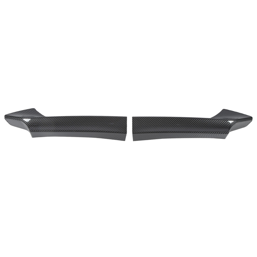 Front Bumper Corner Spoiler Compatible Front Bumper Lip Glossy Finish Uni Car Body Kit High-Quality Pp Polypropylene Anti-Collision And Black 9190834564852