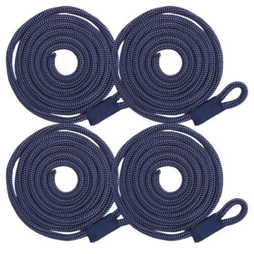 Corda de amarração multiuso resistente a raios UV para barcos e acampamentos. Corda elástica, impermeável, trançada e resistente. Acessórios
