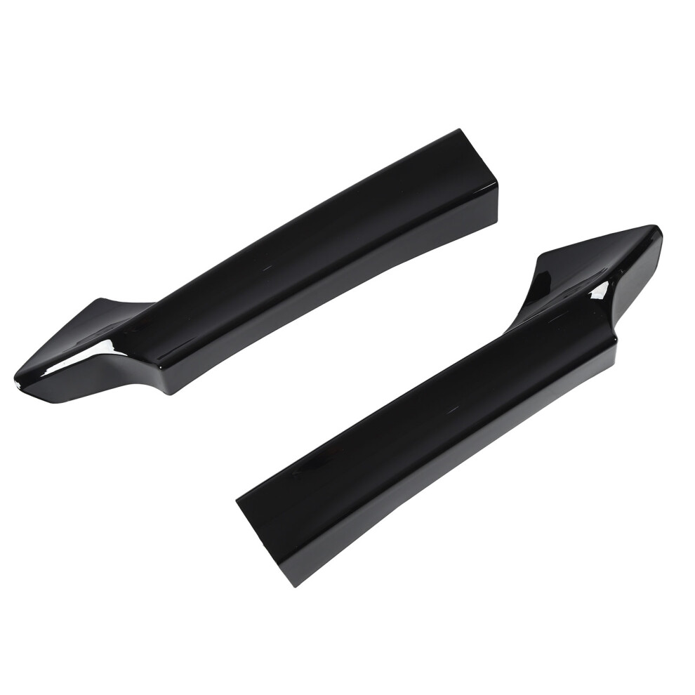 Front Bumper Lip Splitter Glossy For 2 Series F22 F23 M Sport 2014-2019 Black 9381375376831