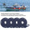 Corda de amarração multiuso resistente a raios UV para barcos e acampamentos. Corda elástica, impermeável, trançada e resistente. Acessórios 5