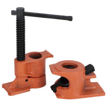 (As show, One size) 3/4 inch Pipe Clamp Jaws Vise Fixture Set Woodworking Tool Kit (ordinary)