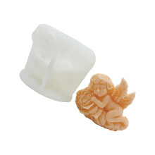 Artistic Angel Silicone Candle Mould Reusable Designs for-3
