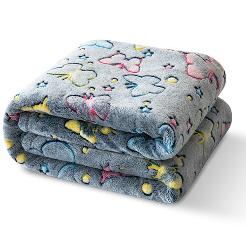 Warm Glows In The Dark polyester-130 150 cm vlinders vliegen