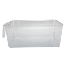 Contenitore impilabile intelligente con coperchio incernierato, trasparente, multiuso, senza BPA, adatto agli alimenti, per cucina, dispensa e bagno.