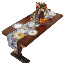 Charme Vintage cuisine chemin de tissu tissu-30 140cm Violet