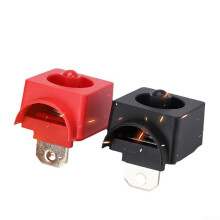 M8 Battery Terminals for Current Applications Red and Black Pair Easy Installation