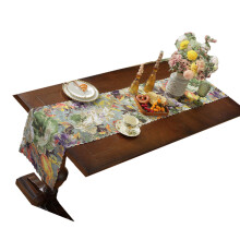 Tapis de Table lavables imprimés à l'huile,-30 140cm Vert encre