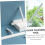 1 piece Form D shower squeegee, multifunctional water removal tool for bathroom 5