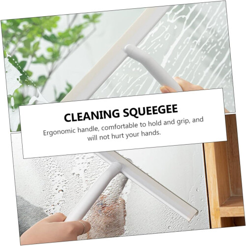 1 piece Form D shower squeegee, multifunctional water removal tool for bathroom 1