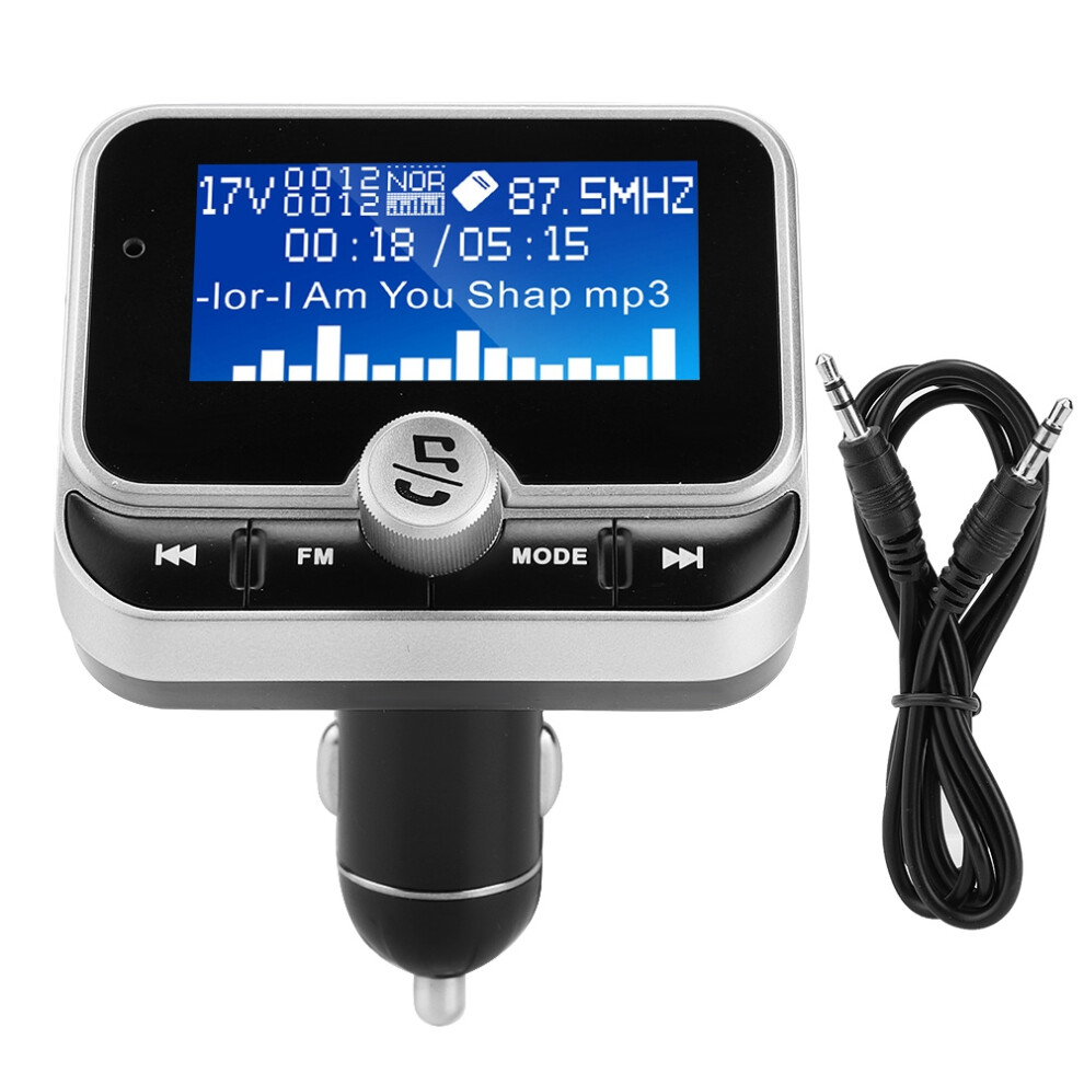 Car Radio Adapter With Bluetooth Fast Charging Wireless Fm Transmitter Handsfree Calling Mp3 Music Player Noise Suppression Over Current Protection 9138057099058