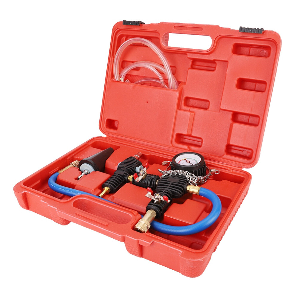 Antifreeze Refill Tool Set Vacuum Type Coolant Filling Cooling System Maintenance With Universal Conical Rubber Adapter Accurate Measurement 9138057099348