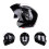Ventilation System Motorcycle Helmet, Modular Flip-Up Function Lightweight Design Dual Visor System DOT Approved Removable And Washable Interior Anti 1