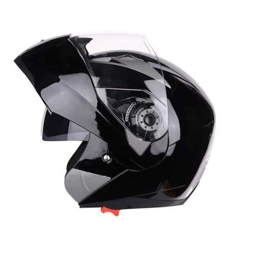 Ventilation System Motorcycle Helmet, Modular Flip-Up Function Lightweight Design Dual Visor System DOT Approved Removable And Washable Interior Anti 1