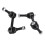 Sway Bar Link Driving Stability Durable And Rust Resistant Smooth Operation Front Pair Left Right Replacement For Chevrolet Trailblazer EXT Models 1