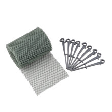 Roof Gutter Debris Filter Plastic Mesh-Eaves mesh with gray