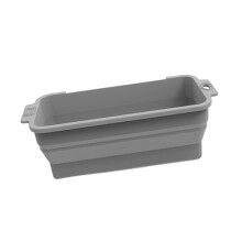 Herbruikbare siliconen vetbak voor BBQ-grill Hoge-Grijs