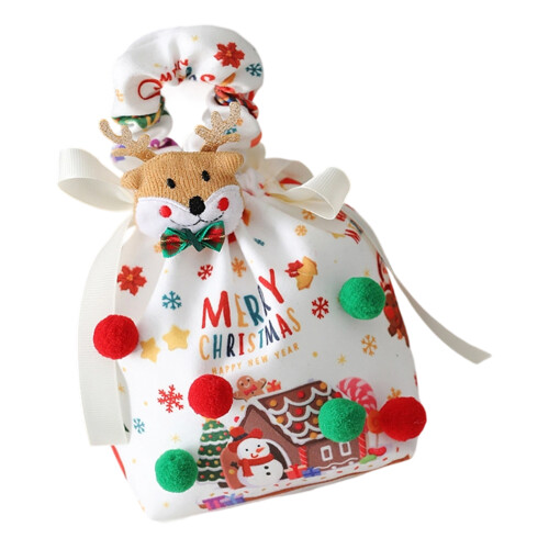 Efficient Christmas Candy Bag Fabric User-small Small house