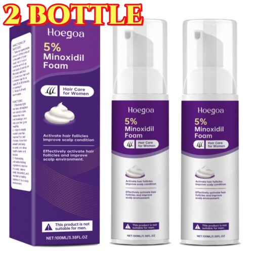 2Bottle Hoegoa Minoxidil Foam