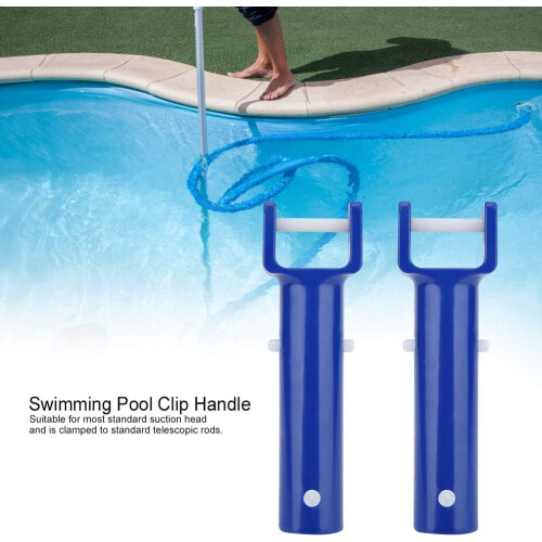 Universal Pool Brush Handle Replacement with Easy Installation, ABS Clip Swimming Pool Accessories 1