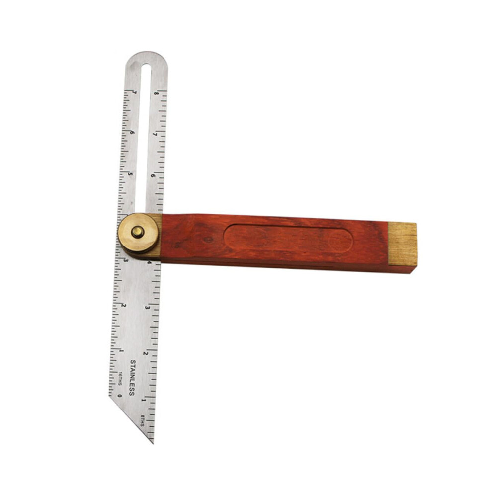 Movable Tbevel Sliding Ruler Stainless Steel Body Centimeters Scale Woodworking Tool Angle Gauge 9365049789509