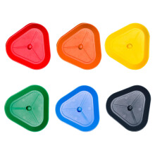 6 x Triangular Shape Playing Card Holder Rack Playing Card Stand Playing Card Holder Helper for Organizing Cards Colour 1