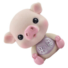 Auto interior decoration pig statue with shaking head resin ornament piggy for desk dashboard