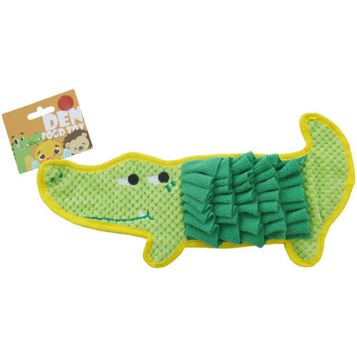 Scent Training Puzzle Mat For Energy Dog Soft Tear-   Crocodile