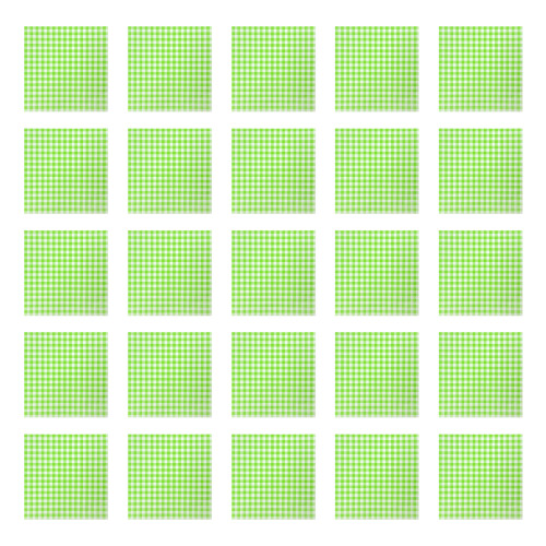 200pcs Nonstick Food Grade Sandwich Wrapping Sheets-Green grid