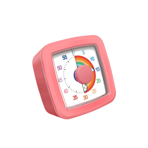 Kids Time Management Tool Visual Rainbows Timers For-Pink