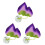 Artificial Leaves Decorative Plant with Suction Cup Colorful-8 1