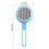 ABS Pet Deshedding Comb Gentle Massage Tool For Reducing-White 4