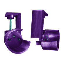 Support de rouleau d'art de peinture peu-Couleur violet