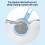 ABS Pet Deshedding Comb Gentle Massage Tool For Reducing-White 5