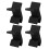Space Saving Plastic Tray Stand For Baking Steam Cooking-Black 1