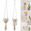 Multipurpose Cotton Rope Hanging Organizer Decorative Plant-B 3