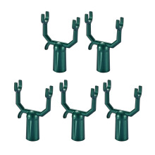 Aluminum Alloy Plant Stakes Set Of 5 For Strengthening-Green
