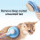 ABS Pet Deshedding Comb Gentle Massage Tool For Reducing-White 6