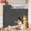 Adjustable Pet Gate For Doorways-Double hanging ring 4