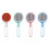 ABS Pet Deshedding Comb Gentle Massage Tool For Reducing-White 2