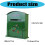 Weather Resistant Outdoor Mailbox With Foxes Artwork Iron 3