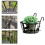 Multifunctional Iron Plant Shelf Balcony Gardening-White 6