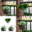 Multifunctional Iron Plant Shelf Balcony Gardening-White 3