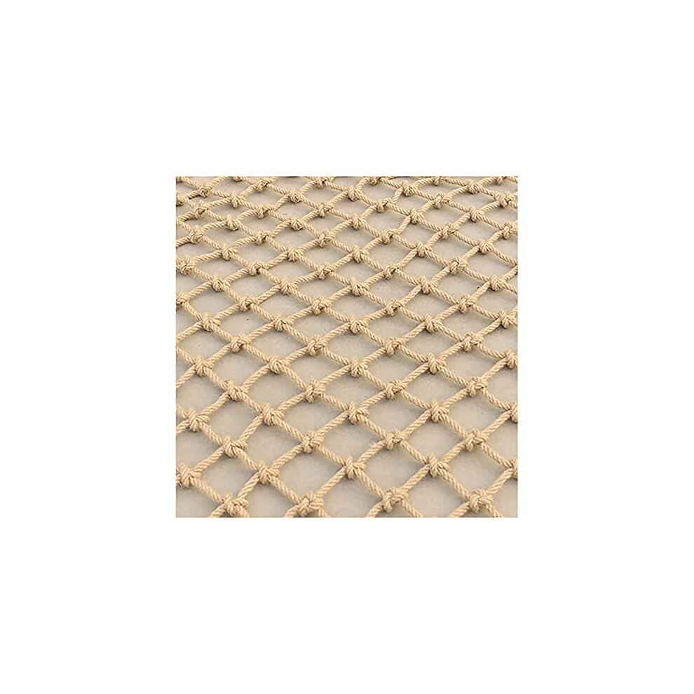 Outdoor Climbing Net Antifall Safety Net For Adults, Jute Hemp Cargo Rope Ladder 1X10m, Adventure Climbing Equipment 9412369000781