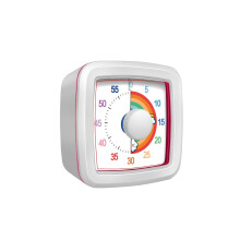Educatieve timers voor kinderen met visuele kleurovergang-Wit